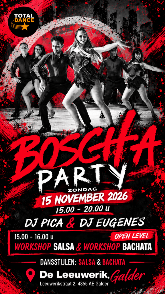 Salsa bachata feest 15 nov 2026